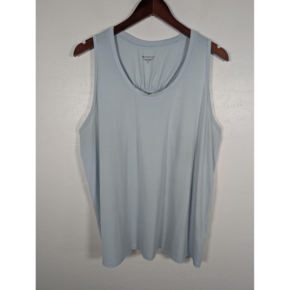 Athleta Tank Top Womens 1X Racerback Stretch Activewear Sleeveless Shirt Gym Yog